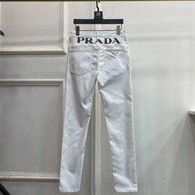 Prada High-Waist Spring and summer men's jeans slim stretch skinny trousers (17 styles)-2476