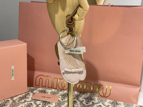 MIUMIU pink shoe pendant-3879